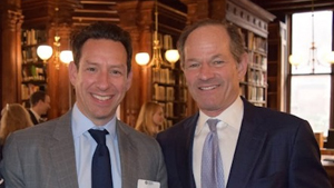 From left: Steve Smith of BPR Communications and Eliot Spitzer of Spitzer Enterprises.